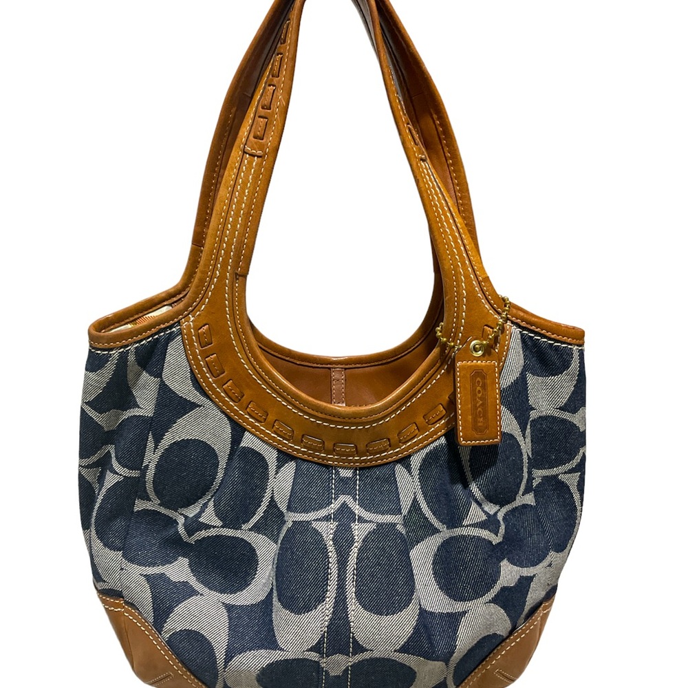 Coach denim bag